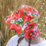 Klobúky, čiapky, nákrčníky, čelenky, gumičky