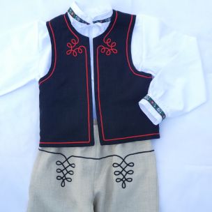 Ľanové folklórne galoty 140