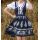 Suknica Biely folklór na tmavomodrej CD 61