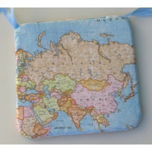 Sedák Svetová mapa 35 x 35
