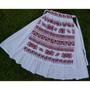 Zásterka do pása Vyšívané bordúry ruží CD 77