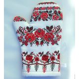 Kuchynská rukavica Bordúry ruží