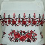 Zásterka Vyšívané bordúry ruží