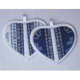 Kuchynská chňapka srdiečko Čičmany veľké