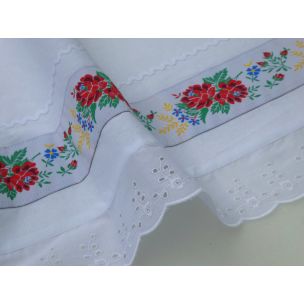 Zásterka do pása Biela krojovka CD 69