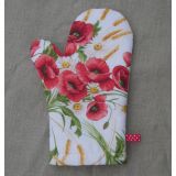 Kuchynská rukavica Maky a obilie na bielej