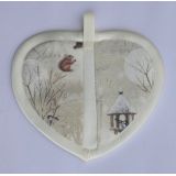 Kuchynská chňapka srdiečko Srnky v zime