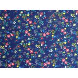 Kvietkami posypaná modrá