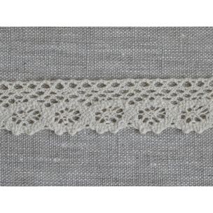 Paličková čipka režná 25 mm