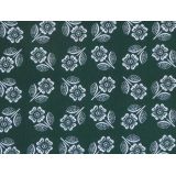 Fialka biela na zelenej