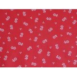 Kvietočky na červenej