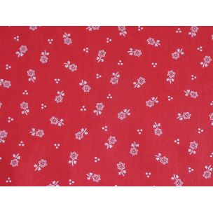 Kvietočky na červenej